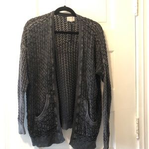 LA Hearts Black/Gray Cardigan